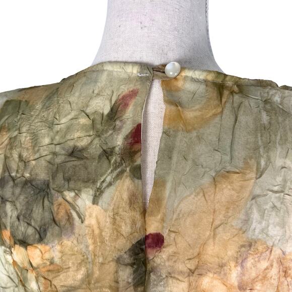 Stephanie Andrews Vintage Floral Maxi Dress Fairycore Cottagecore Size 12 - Picture 5 of 12